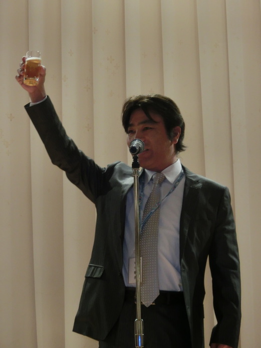 ショーワコーポレーション田口社長の乾杯